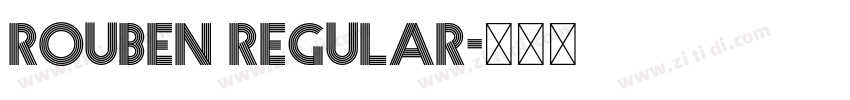 Rouben Regular字体转换